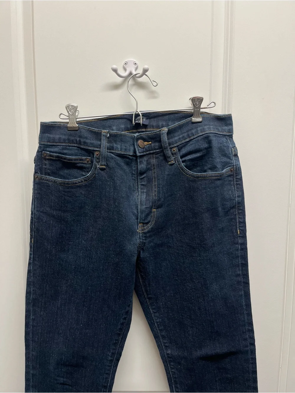 J. Crew Flex Straight Fit Jeans Men's 30x30 Dark Wash Blue Denim Re-Imagined